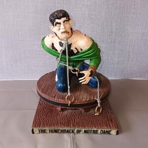 VTG 1963 Aurora Hunchback Model Kit Built Up FIRST ISSUE Universal Monsters Goth